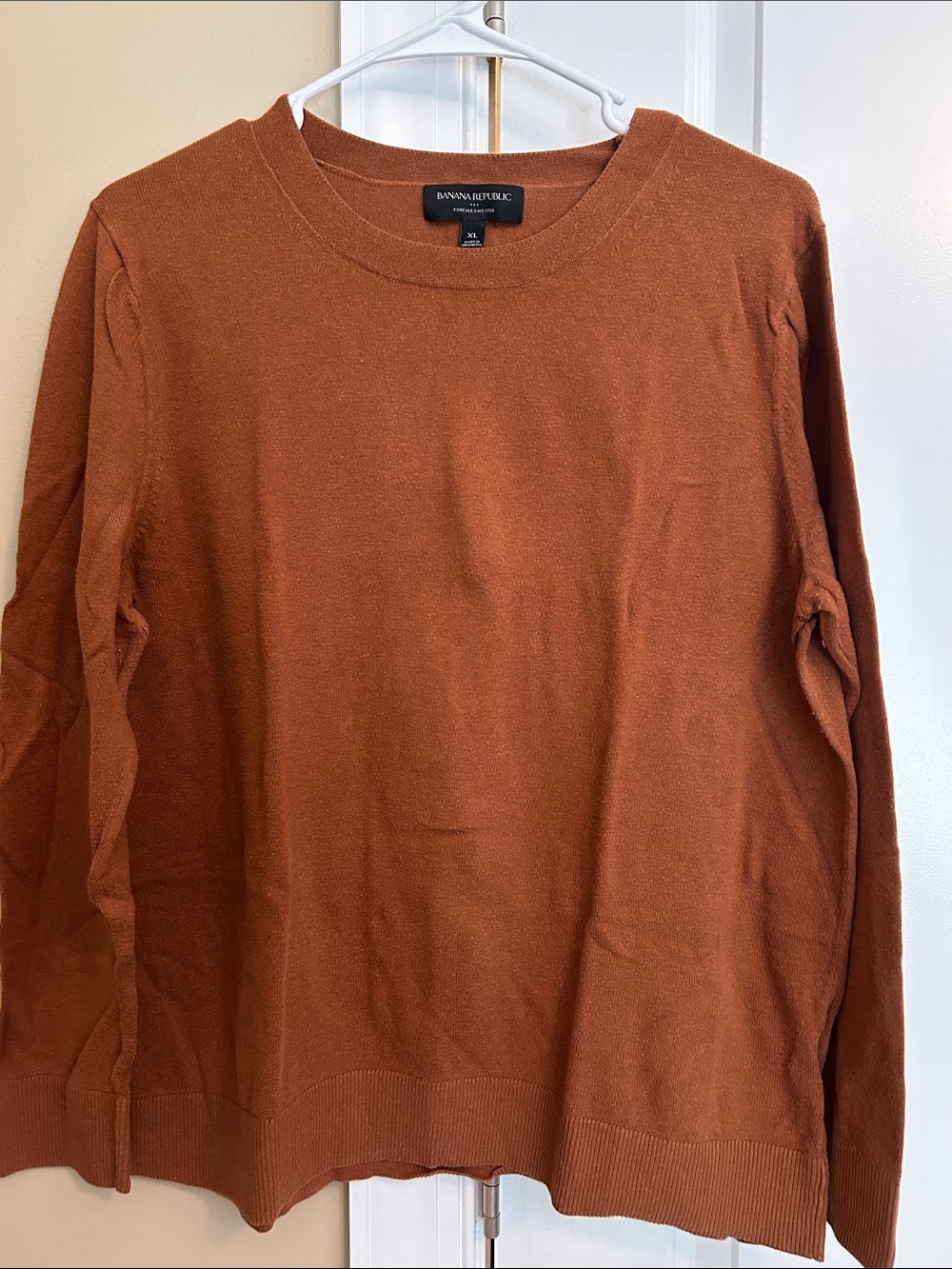 Banana Republic Burnt Orange Crewneck Sweater